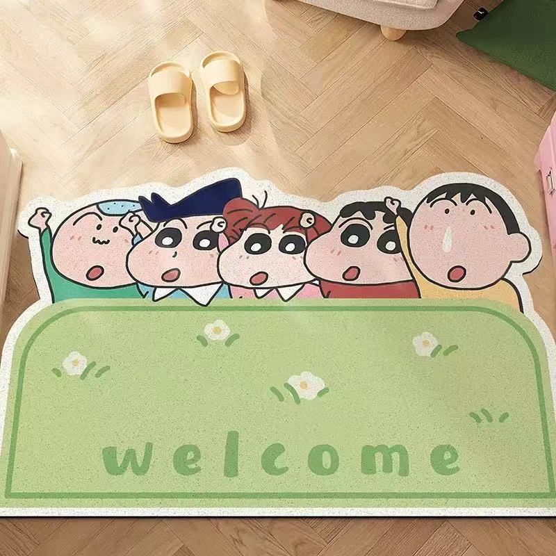 【在途现货】家用丝圈入户地垫40*60cm 春日防卫队, pattern: A款