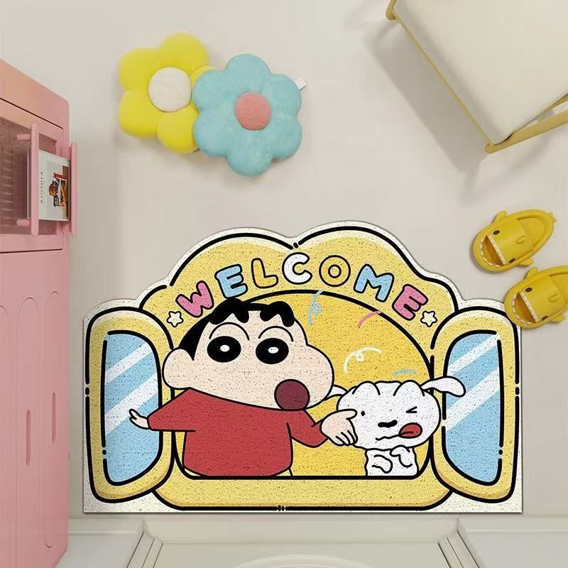 【新品上架】家用丝圈入户地垫40*60cm小新系列, pattern: 欢迎