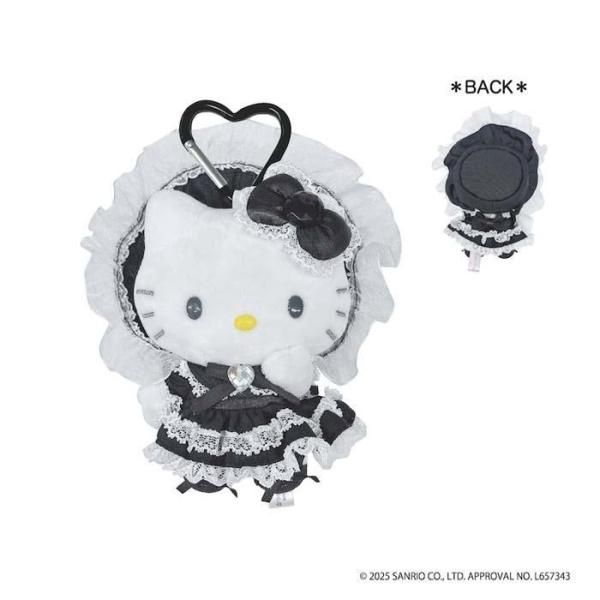 【新品上架】Sanrio三丽鸥Hello Kitty蕾丝帽系列 黑色 / Hello Kitty Lace Hat Series Black Keychain By SANRIO