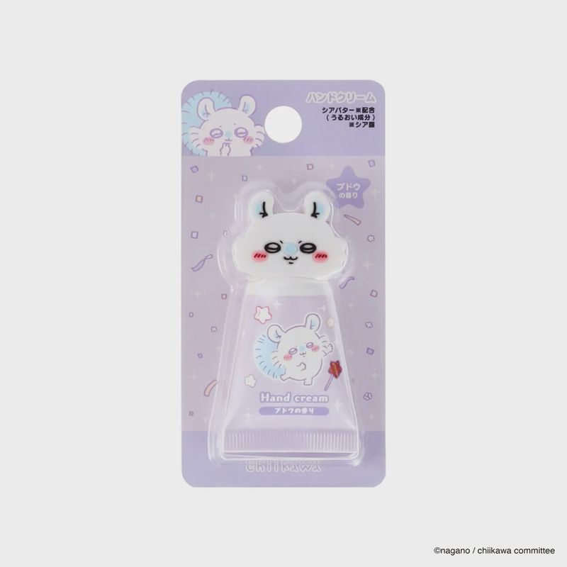 Chiikawa Momonga Mini Hand Cream - Grape Scent, 10g