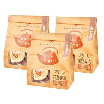 樱木良品零卡蒟蒻果冻（柠檬红茶味）Konjac Jelly Lemon Black Tea Flavour