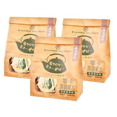 樱木良品零卡蒟蒻果冻(蜜桃乌龙茶味) Konjac Jelly Peach  Oolong Tea Flavour