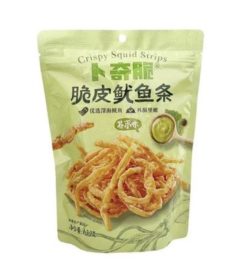 脆皮鱿鱼条(芥末味) Crispy Squid Sticks Wasabi