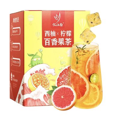 忆江南西柚柠檬百香果茶/ Lemon Passionfruits Tea