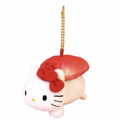 【不保单预售】Sanrio三丽鸥寿司系列挂件 吞拿鱼Hello Kitty / 【Pre-order】Hello Kitty Sushi Series Tuna Keychain By SANRIO