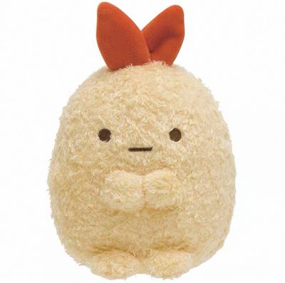【新品上架】San-X角落生物寿司系列M号公仔 炸虾/  Ebi Fry Tail Sushi Series M Size Plush By SAN-X