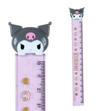 【新品上架】Sanrio三丽鸥文具尺子 库洛米 / Kuromi Ruler By SANRIO