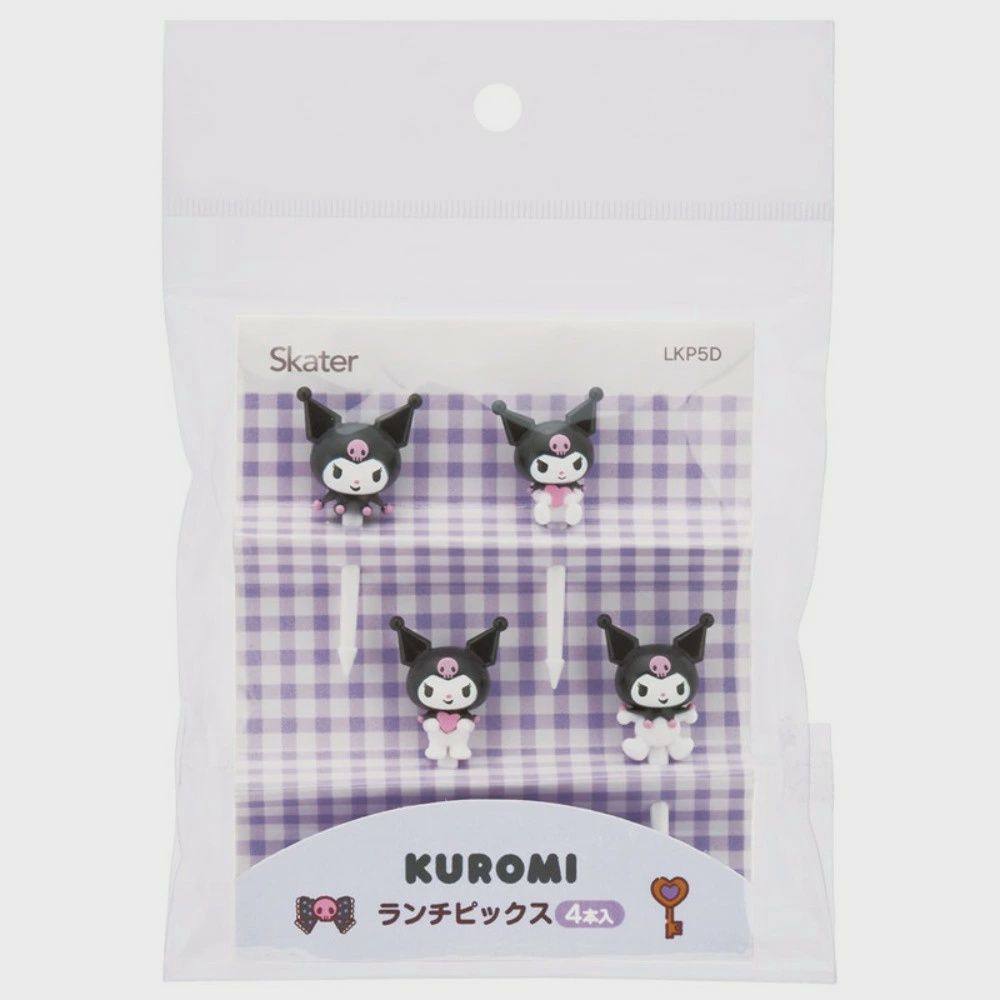 【预订】Sanrio三丽鸥便当水果叉 库洛米 / 【Pre-order】Kuromi Bento Fruit Pick By SANRIO
