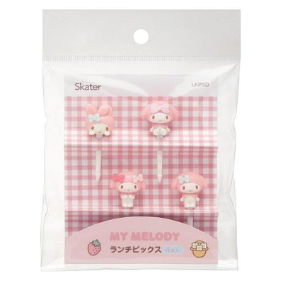 【预订】Sanrio三丽鸥便当水果叉 美乐蒂 / 【Pre-order】Melody Bento Fruit Pick By SANRIO