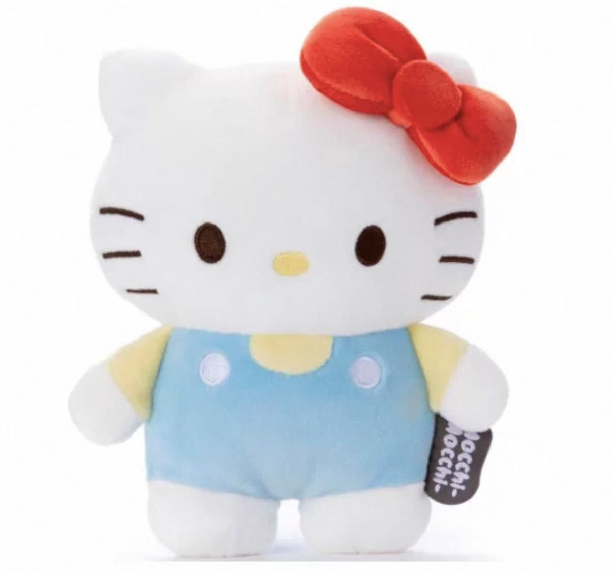 【在途现货】Sanrio三丽鸥 X Mocchi-Mocchi联名系列公仔 Hello Kitty /【Pre-Order】Hello Kitty Mocchi-Mocchi Collaboration Series Plush By SANRIO