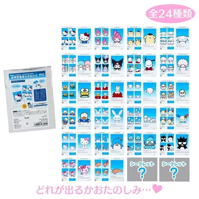 【在途现货】Sanrio三丽鸥证件照风格照片盲盒 / Sanrio ID Photo Blind Box