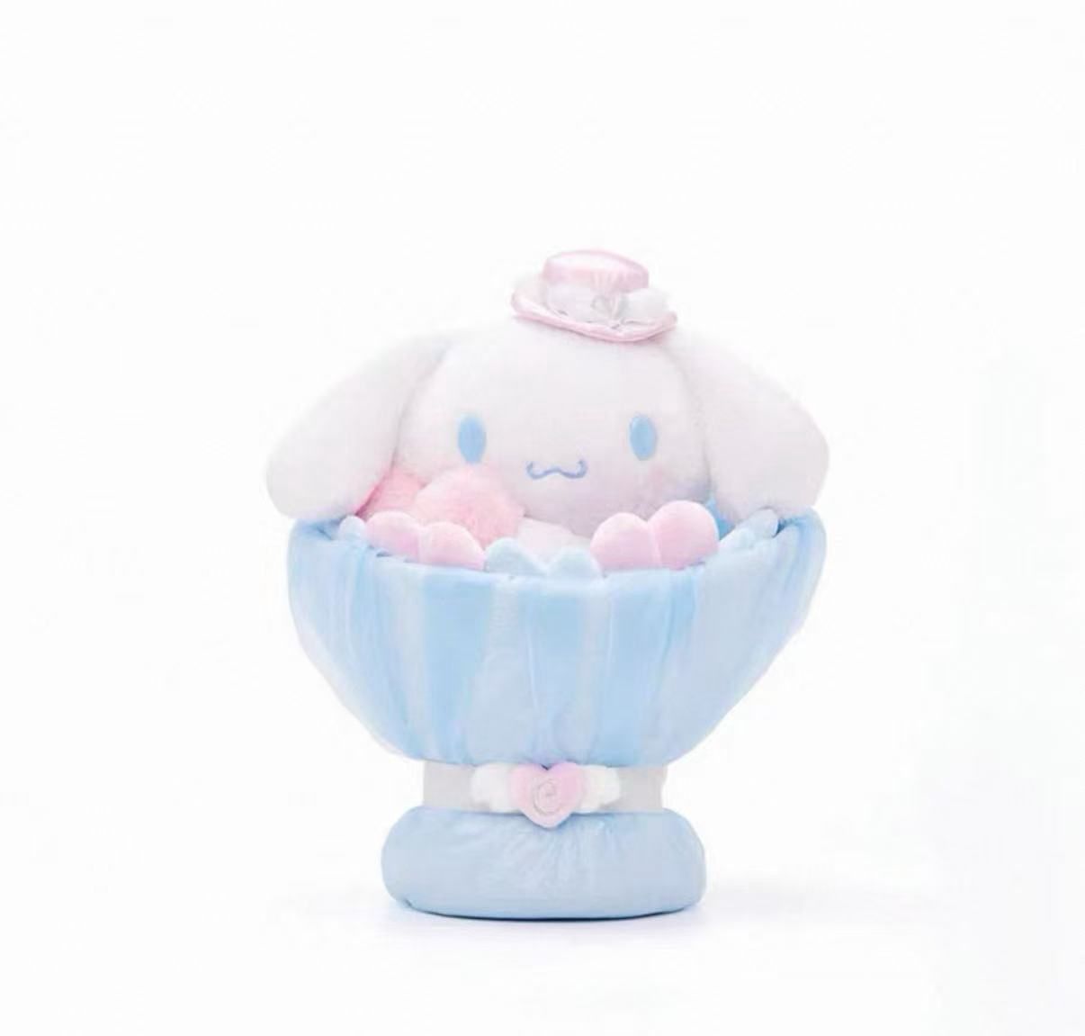 【预订】Sanrio三丽鸥七夕玩偶花朵 玉桂狗 / 【Pre-Order】Cinnamoroll Plush Flowers By SANRIO