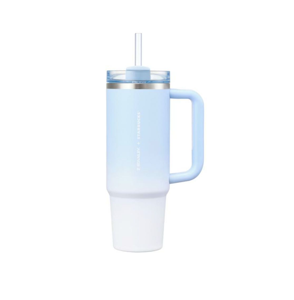 【预定】Starbucks星巴克韩国xStanley联名天空蓝渐变吸管杯 蓝 / 【Pre-order】Blue Sky Blue Gradient Tumbler By STARBUCKS x STANLEY