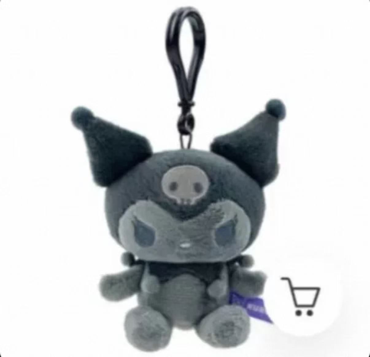 【预订】Sanrio三丽鸥灰色系列挂件 Kuromi / 【Pre-Order】Kuromi Grey Series Keychain By SANRIO