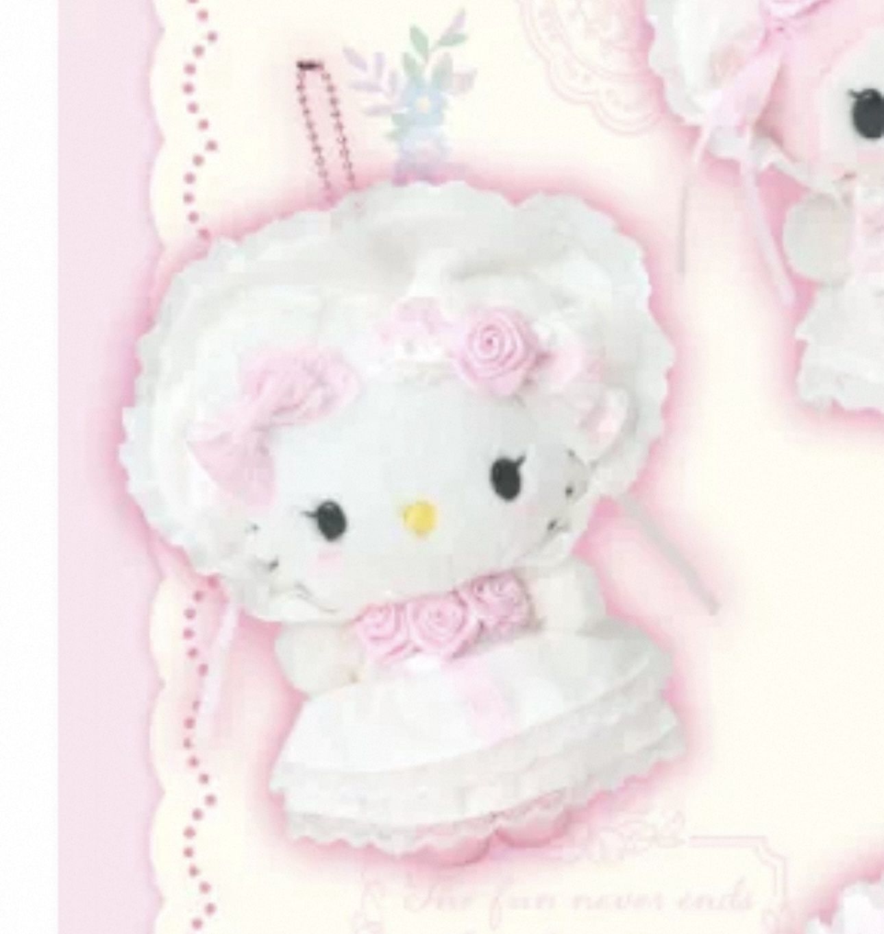 【不保单预订】SANRIO 三丽鸥婚纱系列挂件 Hello Kitty / 【Pre-order】Hello Kitty Wedding Dress Series Charm By SANRIO