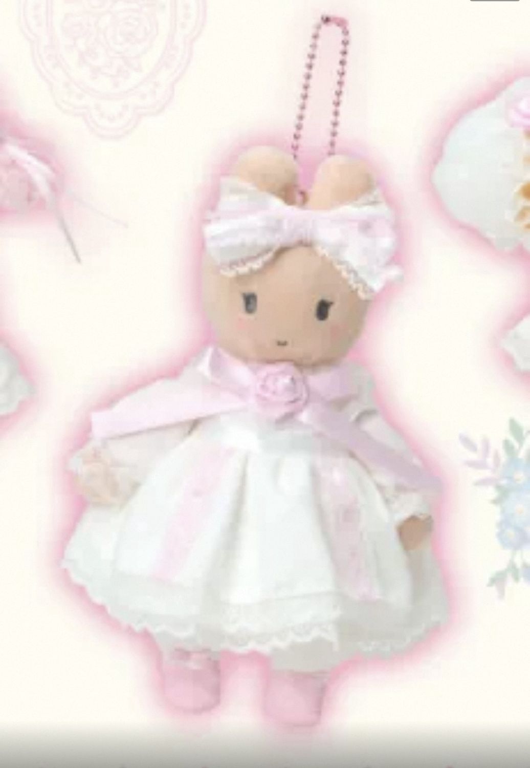 【不保单预订】SANRIO 三丽鸥婚纱系列挂件 茉莉兔 / 【Pre-order】Marron Cream Wedding Dress Series Charm By SANRIO