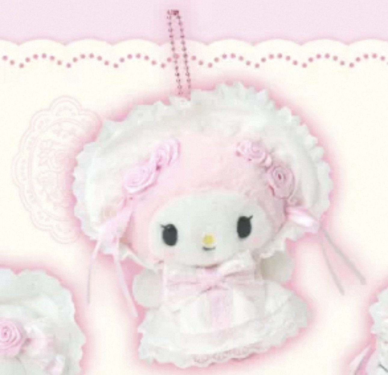 【不保单预订】SANRIO 三丽鸥婚纱系列挂件 美乐蒂 / 【Pre-order】Melody Wedding Dress Series Charm By SANRIO