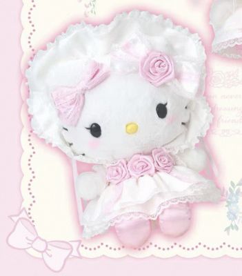 【不保单预订】SANRIO 三丽鸥婚纱系列公仔 Hello Kitty / 【Pre-order】Hello Kitty Wedding Dress Series Plush By SANRIO
