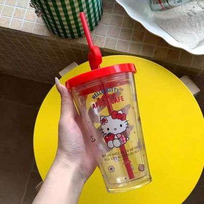 【新品上架】Sanrio三丽鸥首尔Hello Kitty苹果限定吸管杯 / Hello Kitty Seoul Limited Edition Apple Tumbler By SANRIO