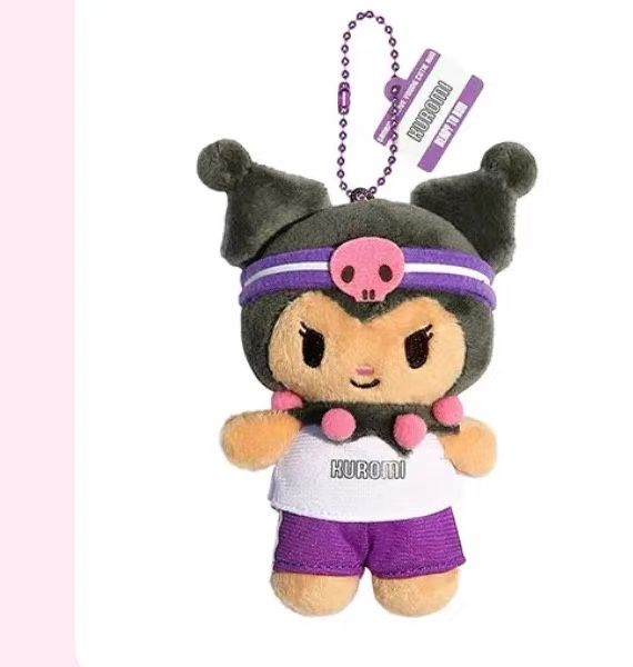 Sanrio Kuromi Marathon Series Plush Charm - Sanrio x Olive Young