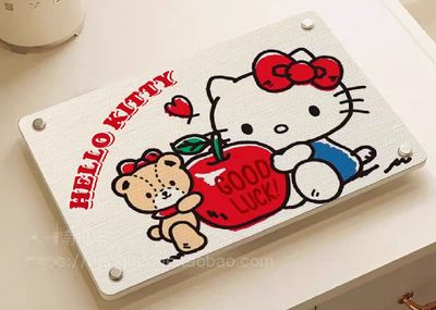 【新品上架】台面置物架沥水垫20*30cm 抱抱苹果KT猫 /  Hello Kitty with Apple Countertop Organizer Drainage Drying Rack Mat 20x30cm