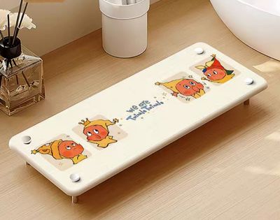 【在途现货】台面置物架沥水垫10*25cm 星星人B款 /【Incoming】We Are Twinkle Twinkle Countertop Organizer Drainage Drying Rack Mat