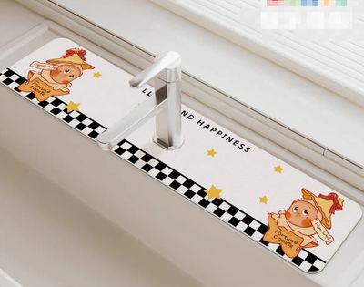 【在途现货】厨房水龙头挡水条10*40cm 好运星星人 /【Incoming】Twinkle Twinkle Fortune Faucet Splash Guard 10x40cm