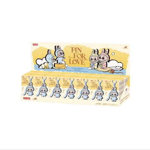 【在途现货】LABUBU心底密码系列搪胶mini手机挂件A端盲盒 /【Incoming】The Monsters Pin For Love Series A Blind Box Keychain By POPMART