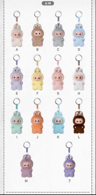 【新品上架】LABUBU心底密码系列搪胶mini手机挂件A端盲盒 / The Monsters Pin For Love Series A Blind Box Keychain By POPMART