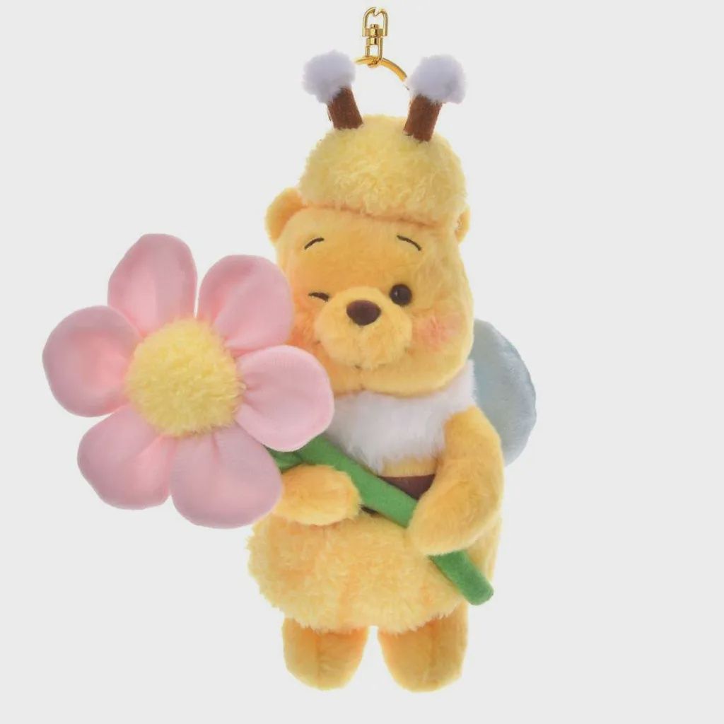 【在途现货】东迪蜜罐系列挂件 花朵维尼噗噗/ Honey Series Winnie The Pooh Keychain By TDL