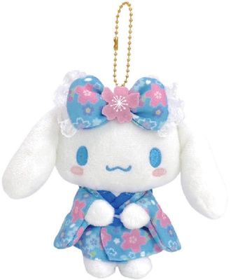 【新品上架】Sanrio三丽鸥蓝色樱花和服系列 玉桂狗/ Blue Sakura Cinnamoroll Keychain By SANRIO