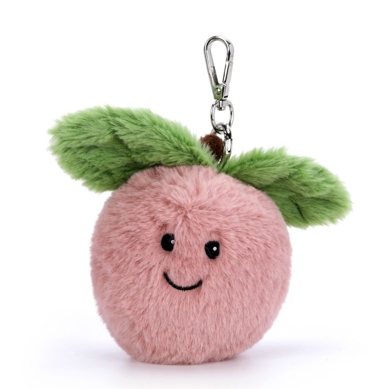 McHugs Peach Keychain Pendant