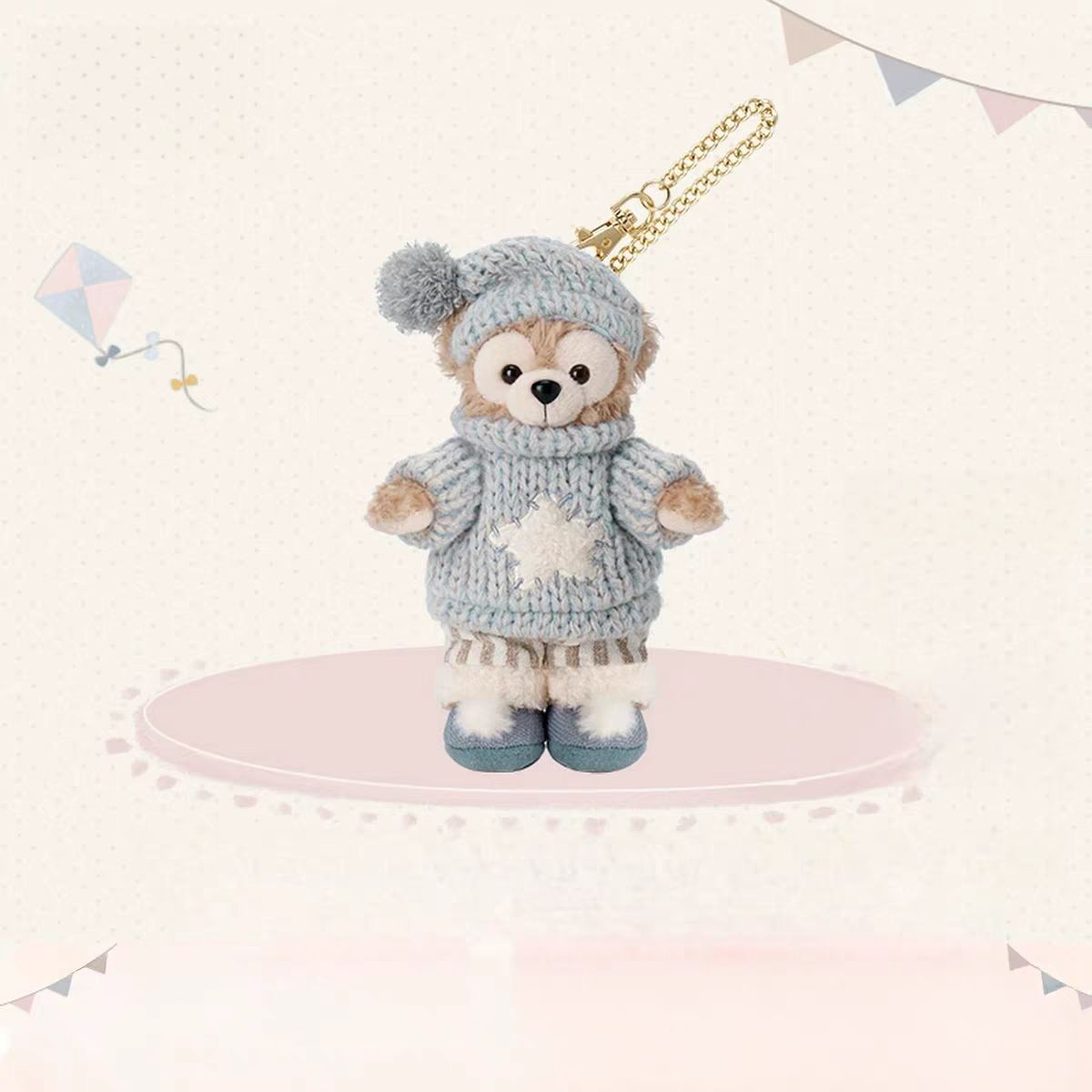 【在途现货】上迪25年达菲和朋友们的小小伙伴系列挂件 达菲/ 2025 Lazy Series Keychain Duffy By SDL