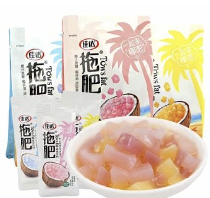 佳达拖肥椰果饮料（樱花白桃味）/Coconut Drink