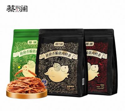 蔡澜花花世界原味猪肉松条