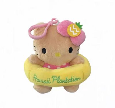【新品上架】Sanrio三丽鸥夏威夷菠萝园系列挂件 Hello Kitty泳圈 /【Pre-Order】Hello Kitty Pool Float Hawaii Series Charm By SANRIO
