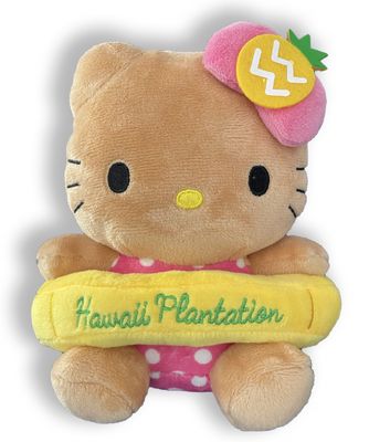 【新品上架】Sanrio三丽鸥夏威夷菠萝园系列公仔 Hello Kitty泳圈 /【Pre-Order】Hello Kitty Pool Float Hawaii Series Plush By SANRIO