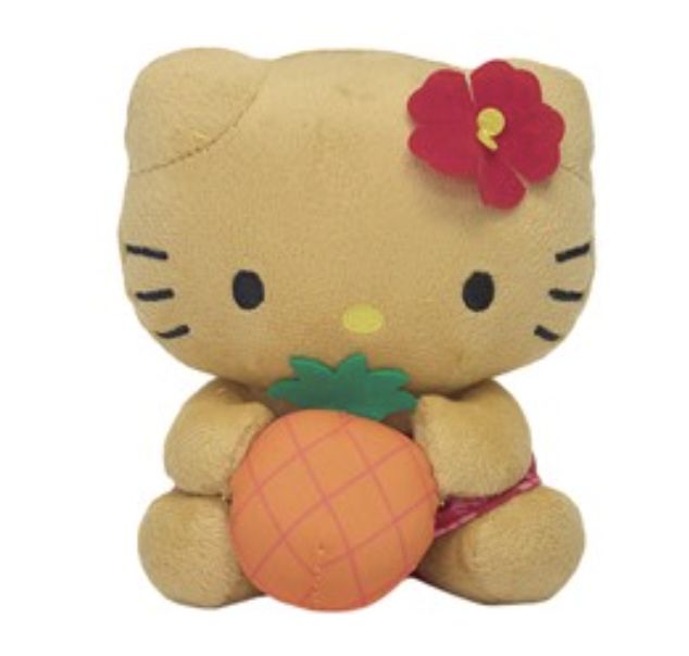【在途现货】Sanrio三丽鸥夏威夷菠萝园系列公仔 Hello Kitty橘色菠萝/ 【Pre-order】Hello Kitty Hawaii Series Orange Pineapple Plush By SANRIO