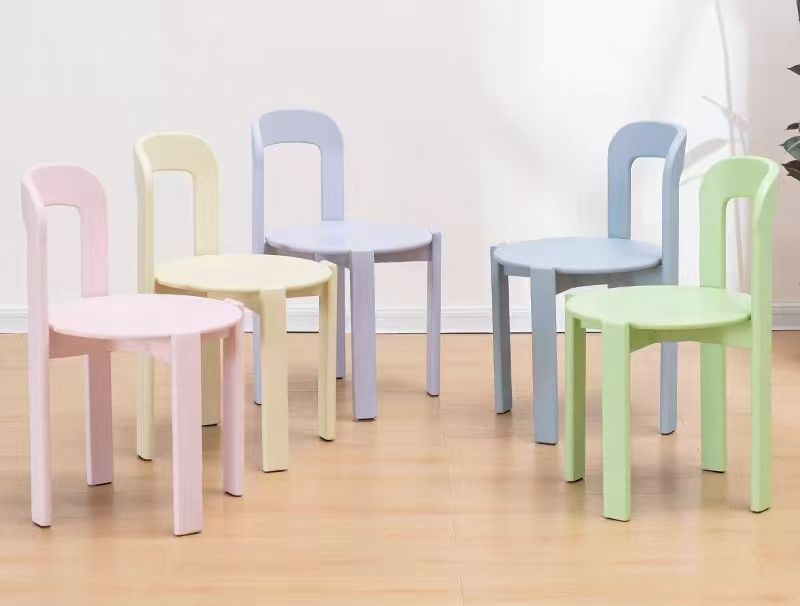 【预定】多巴胺实木椅子/ Colourful Dining Chair Multiple Colours