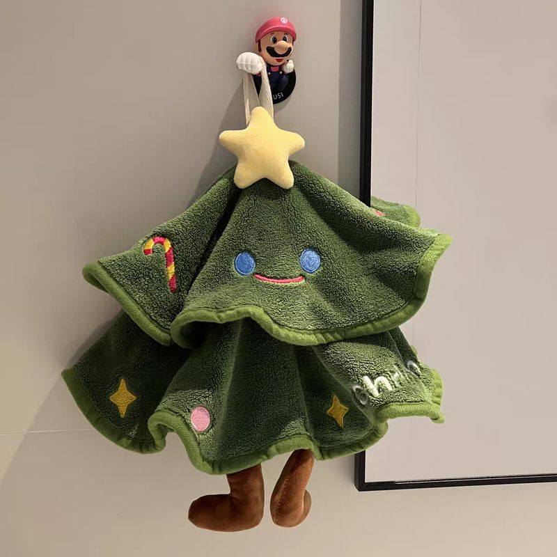 【现货】圣诞树擦手巾 / Christmas Tree Hand Towel