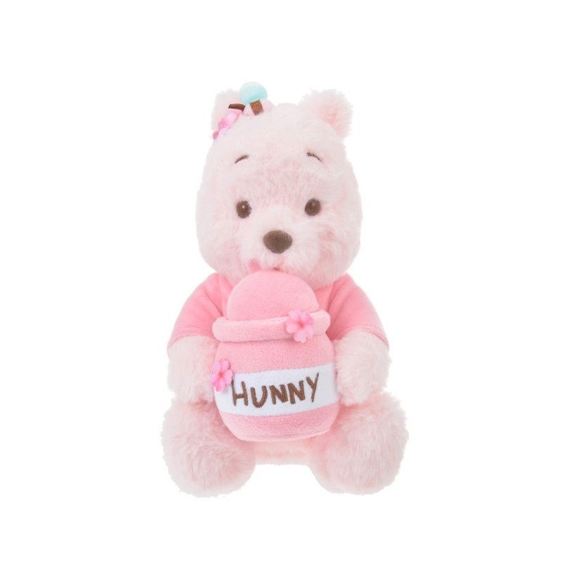 Winnie the Pooh Sakura Plush - 2 Sizes, Tokyo Disney Resort Exclusive, type: M Size 维尼中号
