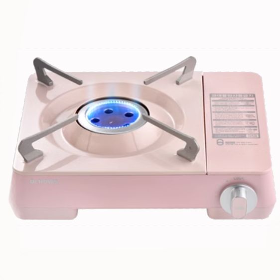 Dr Hows卡式炉户外野餐便携式常规尺寸带收纳箱2色选 / Gas Stove with Box (Choose from 2 colors) By DR.HOWS, color: 粉