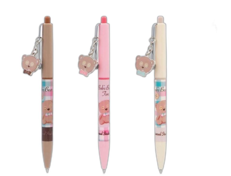 Tim Bear 2023 Latte-Colored 3-Pack Ballpoint Pens by USJ