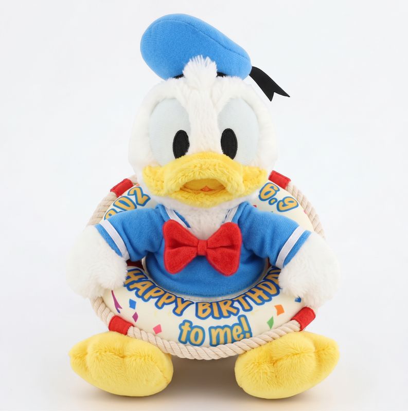 Donald Duck Floatie Birthday Series Plush – Tokyo Disney Resort