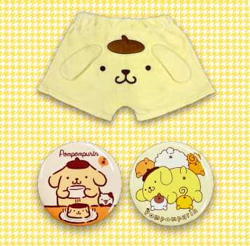 sanrio三丽鸥堂吉诃德系列限定女款短裤 布丁狗 / Pompompurin Don Quijote Series Women's Short By SANRIO, size: M