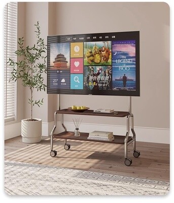 【在途现货】电视落地可移动支架客厅卧室必备简约挂架 / Freestanding Mobile TV Stand