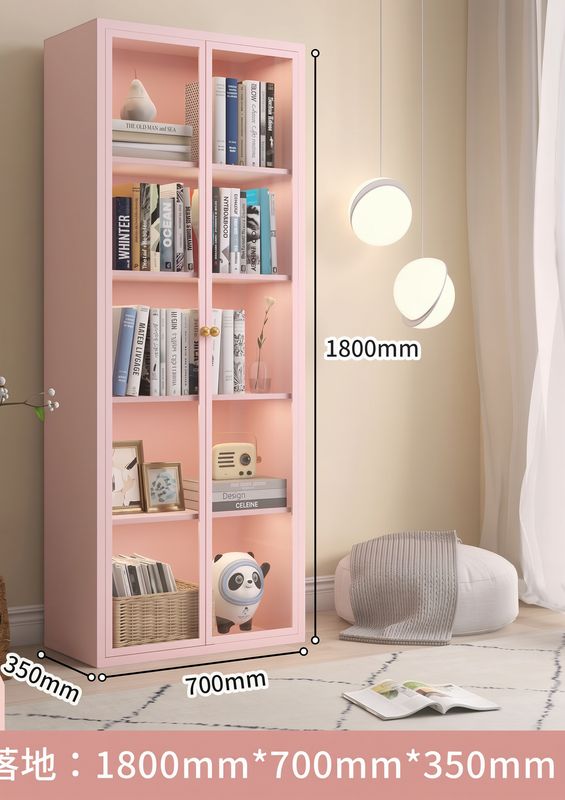 Double Door Glass & Metal Display Cabinet 70cm Double Door Glass & Metal Display Cabinet 70cm