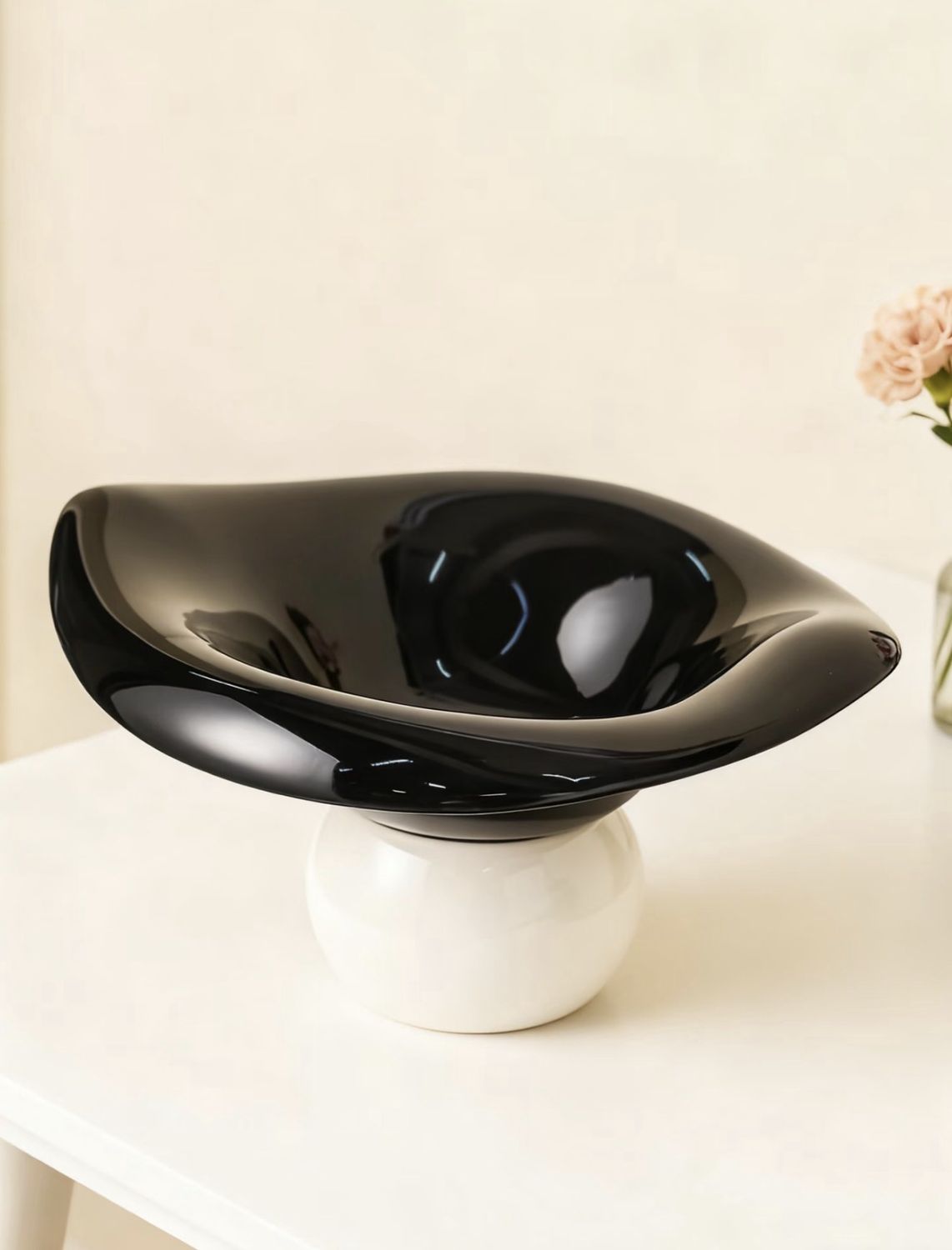 【新品上架】创意荷叶水果沥水盘/ Lotus Leaf Fruit Drainer, color: 黑色Black