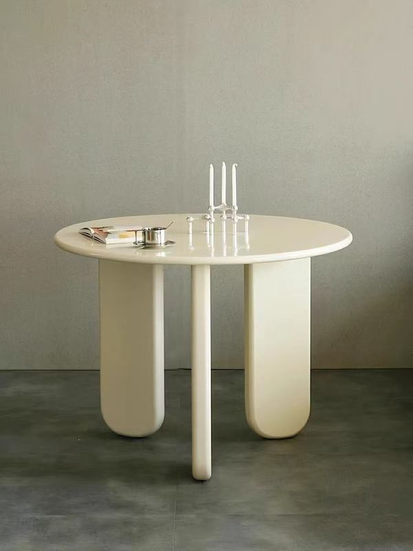 【新品上架】奶油风实木圆桌/ Creamy Round Table