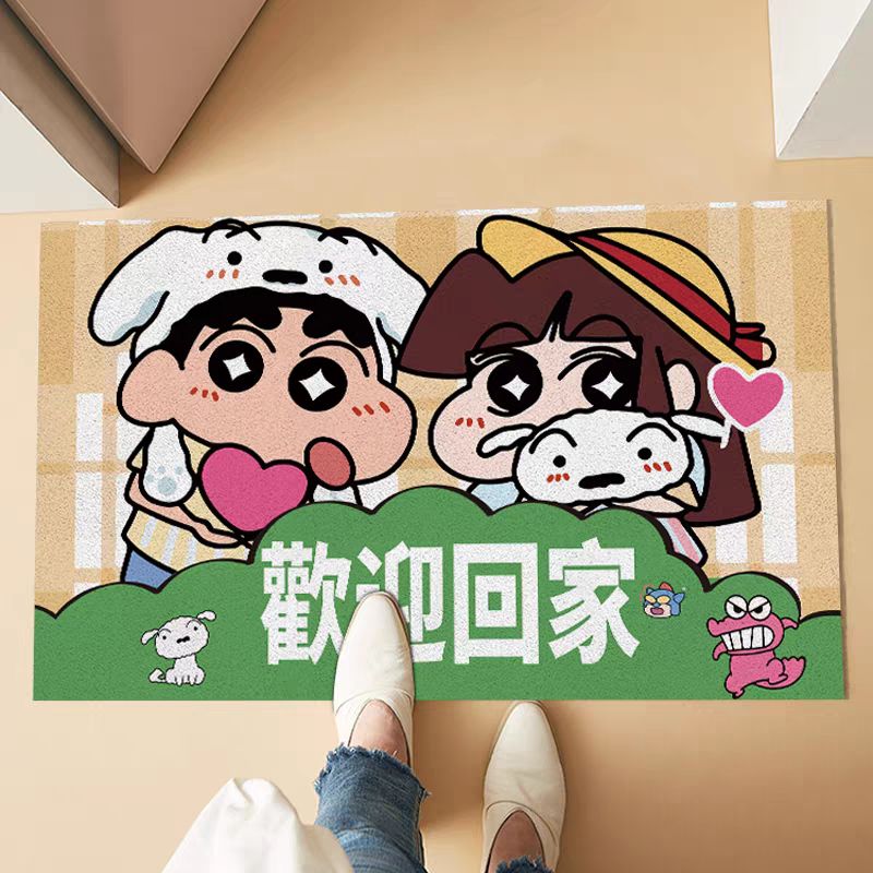 【新品上架】家用丝圈入户地垫60*90cm 可爱小新